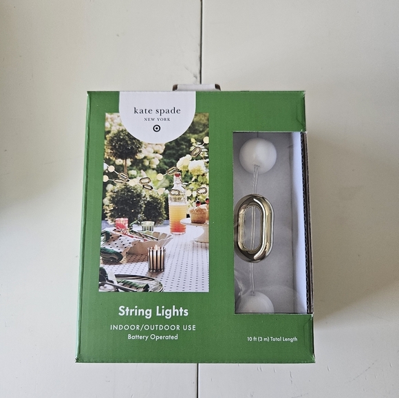 NWT Kate Spade X Target Decorative String Lights - Picture 1 of 3